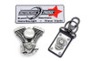 V-Twin - V-Twin Mens Evolution Engine Buckle and Fob Set