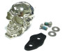 V-Twin #165586 - Chrome Skull Fender Ornament