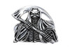 V-Twin #00-0815 - Pewter Grim Reaper with Sickle Emblem