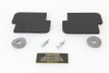 V-Twin #63649 - Battery Caution Tag & Terminal Kit Brass