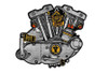 V-Twin #68165 - XL Engine Patch Set