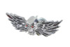 V-Twin - Skull with Wings Medallion Set