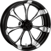 Performance Machine  #1204-7106R-PARAJ-BMP - Wheel - Paramount - Front - Dual Disc/with ABS - Platinum Cut - 21x3.5 - '08+ FLD