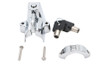 V-Twin #78199 - Chrome Helmet Lock with Pipe Key