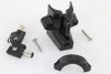 V-Twin #78199B - Black Helmet Lock with Pipe Key