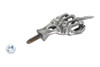 V-Twin - Middle Finger License Plate Topper with Stud Mount