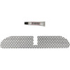 Klock Werks #KWS-01-0002-B - Fairing Vent Screen - Round - Black - FLHT/FLHX