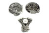 V-Twin - V-Twin Evolution Series Belt Buckle Set