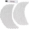 Klock Werks #KWS-01-0320-B - Fairing Vent Screen - Honeycomb - Black - FLTR