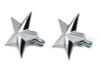 V-Twin - Chrome Decorative Star Studs