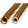 Custom Cycle Engineering #710078 - Inverted Fork Tubes - 43 mm - +4" Length - Gold
