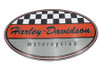 OE #HDL-15534 - Harley Davidson Racing Oval Tin Sign