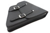 Ultima #74-53 - Black Cowhide Saddlebag Right Side