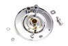 V-Twin - Front Brake Backing Plate Chrome