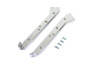 V-Twin - Chrome Saddlebag Guard Kit Reinforced Brackets