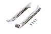 V-Twin - Chrome Saddlebag Guard Kit Reinforced Brackets