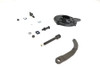 V-Twin - 45 inch WL Rear Brake Backing Plate Kit Black