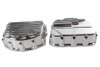 V-Twin - Finned Panhead Valve Cover Set Polished