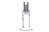 Wyatt Gatling #WT003C - FLSTS Complete Inline Spring Fork Assembly Chrome