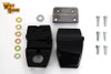 V-Twin #48-0890 - Wyatt Gatling Black Tour-Pak Luggage Latch Kit