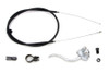 V-Twin - Chrome Brake Handle Cable Kit