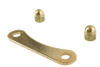V-Twin #46062-88 - Spring Fork Bridge Top Plate Rod Support Brass