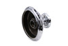 V-Twin #61049C - Front Wheel Hub and Brake Drum Chrome