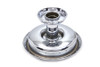 V-Twin #61049C - Front Wheel Hub and Brake Drum Chrome