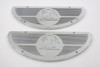 V-Twin - Chrome World's Fair 1940 Footboard Mats