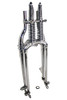 V-Twin #0260112 - 18 inch Offset Spring Fork Assembly Chrome