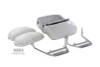 V-Twin - Replica Bubble Saddlebag Kit White