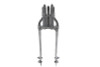 V-Twin - Factory Sample 22 inch Inline Spring Fork Chrome +4 inch