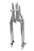 V-Twin - Factory Sample 18 inch Inline Spring Fork Assembly Chrome