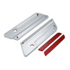 Hogworks Chrome Saddlebag Latch Covers for Harley® Touring '94-'13
