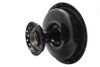 V-Twin - Factory Sample Front Wheel Hub and Brake Drum Black