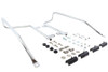 V-Twin - Wyatt Gatling Saddlebag Bracket Kit Chrome