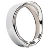 Hogworks 7" Headlight Visor Trim Ring for Harley-davidson® | Chrome