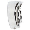 Hogworks 4.5" Auxiliary Light / Passing Lamp Visor Trim Rings for Harley-davidson® | Chrome