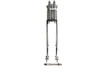 V-Twin - D+D Narrow Spring Fork Assembly Chrome 21 inch