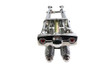 V-Twin - D+D Narrow Spring Fork Assembly Chrome 25 inch