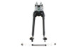 V-Twin #WT002B-22 - 22 inch Tedd Narrow Spring Fork Assembly Black