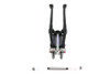 V-Twin #WT002B-24 - 24 inch Tedd Narrow Spring Fork Assembly Black