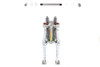 V-Twin - 18 inch Tedd Narrow Spring Fork Assembly Chrome