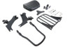 V-Twin #80239B - Gloss Black Sissy Bar and Rack