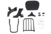 V-Twin #80239B - Gloss Black Sissy Bar and Rack