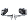 Hogworks Passenger Floorboards for Harley® Touring & Softail '94-'25 | Chrome