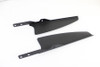 Wyatt Gatling #77495B - Black Windshield Deflector Set