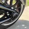 Hogworks Softail & Dyna Rear Axle Nut Covers for Harley-davidson® | Contrast Cut Black