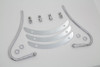 Wyatt Gatling #77082 - Chrome Front Fender Trim Bumper Grill