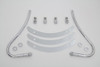Wyatt Gatling #77082 - Chrome Front Fender Trim Bumper Grill